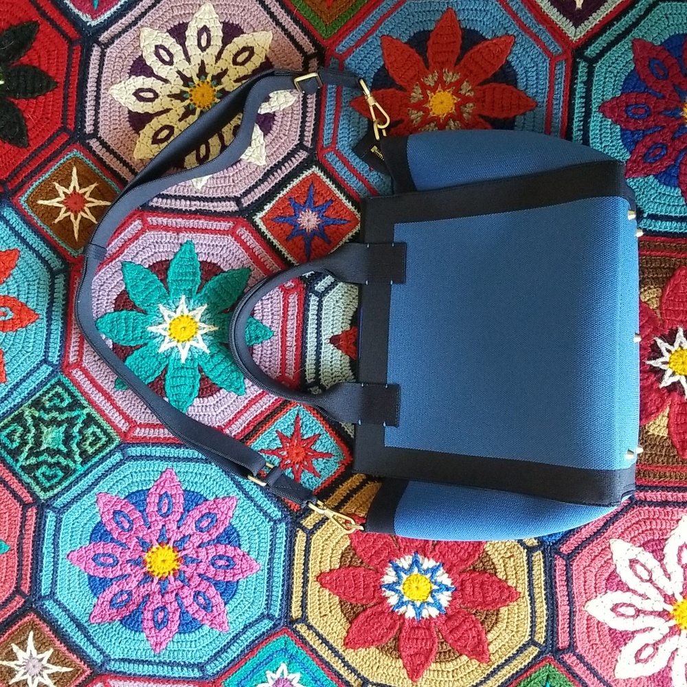 Rothy's The Handbag Full Size Lazuli Blue